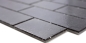 Preview: Mosaique de verre Matte Metro aspect mur composite graphite noir 68-0349L