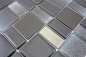 Preview: Mosaique Translucide Crystal noir brillant - 10 feuilles de mosaique