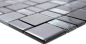 Preview: Mosaique Translucide Crystal noir brillant - 10 feuilles de mosaique