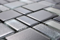 Preview: Mosaique Translucide Crystal noir brillant - 10 feuilles de mosaique