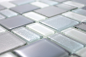 Preview: Mosaique Translucide Crystal fume brillant - 10 feuilles de mosaique