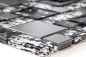 Preview: Mosaique de verre Carreau de mosaique Acier inoxydable Argent Blanc Noir - 88-0203