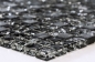 Preview: Mosaique Carre Mosaique de verre Pierre mix noir Mix translucide brillant