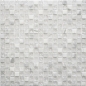 Preview: Mosaico cuadrado de vidrio mosaico de piedra mezcla blanca mezcla translucida brillante