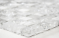 Preview: Mosaico cuadrado de vidrio mosaico de piedra mezcla blanca mezcla translucida brillante
