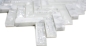 Preview: Mosaique de verre gris poisson mix blanc mix translucide aspect gris poisson brillant