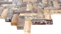 Preview: Mosaique de verre emperador melange fonce translucide aspect vert poisson brun fonce brillant