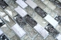 Preview: Piezas de mosaico compuesto de azulejos de mosaico de piedra natural gris-verde beige ladrillo mosaico de vidrio de cantera azulejos de marmol backsplash azulejos de la pared - 87-B1152