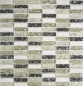 Preview: Batonnets de mosaque Pierre mix gris-vert Mix translucide aspect crois brillant