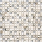 Preview: Mosaique de verre Pierre naturelle gris clair argent cream 92-HQ10