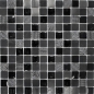 Preview: Piedra natural mosaico rustico azulejo mosaico de vidrio de marmol esmerilado de vidrio gris oscuro negro antracita azulejo backsplash bano cocina -83-HQ29