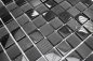 Preview: Piedra natural mosaico rustico azulejo mosaico de vidrio de marmol esmerilado de vidrio gris oscuro negro antracita azulejo backsplash bano cocina -83-HQ29