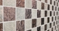 Preview: Quarzit Mosaik Naturstein Glas grau Design Ornamente irisierend 88-CR73