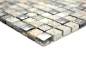 Preview: Quarzit Mosaik Naturstein Glas Resin Antik Rustikal beige grau 92-02M7