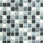 Preview: Mosaique Carre Mosaique de verre Pierre mix claire gris argent Mix translucide brillant