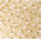 Mobile Preview: Glasmosaik Naturstein Rustikal Antik weiss gold matt glänzend beige 92-1201