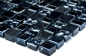 Preview: Mosaique Carre Mosaique de verre Pierre mix gris noir Mix translucide brillant