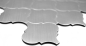 Mobile Preview: Mosaik Fliese selbstklebend Silber Metall Alu Florentineroptik Gebürstet Wandfliese Küchenfliese - 200-22LAT