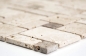 Mobile Preview: Travertin Mosaik Fliese selbstklebend Natursteinmosaik Beige Braun Mix Wandverblender Küche - 200-4CM14