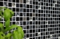 Preview: selbstklebende Mosaik Fliese Edelstahl Glasmosaik Schwarz Silber Klar Fliesenspiegel Küchenfliese - 200-4CM26