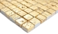 Preview: Mosaique Carre Pierre Resin mix or Mix brillant