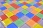 Preview: Mosaico de vidrio de colores Multicolor Arco Iris Azulejos backsplash Cocina Pared Cuarto de bano WC - 63-1234