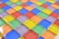 Preview: Mosaique de verre Carreau de mosaique Bordures Rouge Orange Bleu Vert Jaune Violet - 88-1235