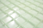 Preview: Mosaique Carre Mosaique de verre uni light blue Translucide Auto-eclairant fluorescent brillant