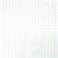 Preview: Mosaique carree verre iridium blanc brillant