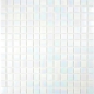 Preview: Azulejo de mosaico de vidrio Iridium White Rainbow Flip Flop Colours - 240-WA02-N