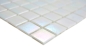 Preview: Azulejo de mosaico de vidrio Iridium White Rainbow Flip Flop Colours - 240-WA02-N