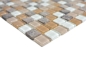 Preview: Mosaico de vidrio Mosaico de piedra natural Rustico beige marron Emperador 58-1213