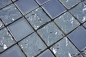 Preview: Keramikmosaik Mosaik Strukturiert Blau Metallic Wandverkleidung Fliesenspiegel Küchenfliese - 18-0004