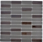 Preview: Mosaico de ceramica mosaico de vidrio mosaico varillas marron sin esmaltar antideslizante 24-1313-R10