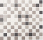 Mobile Preview: Mosaik Fliese Rutschhemmung Keramikmosaik hellbeige grau unglasiert 18-0205