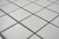 Preview: Mosaik Fliese altweiß Keramikmosaik rutschsicher Duschboden 14-0111-R10