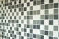 Preview: Mosaique Carre mix noir blanc metal Ceramique mat R10B