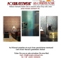 Preview: Glasmosaik Farbverlauf weiss hellblau blau II Duschwand Bad Mosaikfliesen Shading Blend