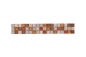 Preview: Mosaique Bordures Pierre naturelle Mosaique de verre Batonnets cream pastell rotor orange brun