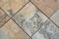 Mobile Preview: Keramikmosaik Feinsteinzeug beige braun graugrün matt Wand Boden Küche Bad Dusche - 23-95CB