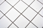 Preview: Mosaik Fliese weiß matt Poolmosaik Badmosaik Küchenwand Keramik - 16B-0111_b