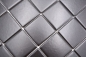 Preview: Mosaico quadrato in ceramica nera opaca