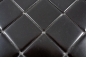 Preview: Mosaico quadrato in ceramica nera opaca