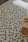 Preview: Mosaik Fliese Keramik cream hellbeige grau unglasiert 16-2011