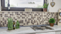 Preview: Mosaique Carre mix beige marron Ceramique mate R10B