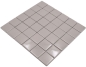 Preview: Mosaico cuadrado uni barro ceramica brillante