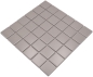 Preview: Mosaik Fliese Keramik schlamm matt 14-2411