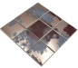 Preview: Keramikmosaik Mosaik Fliese Vintage Used Fliesenspiegel Mosaikmatte - 22-1236