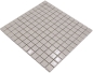Preview: Mosaico quadrato uni fango ceramica lucida