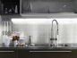 Preview: Mosaique rectangle uni blanc ancien brillant Ceramique aspect bambou